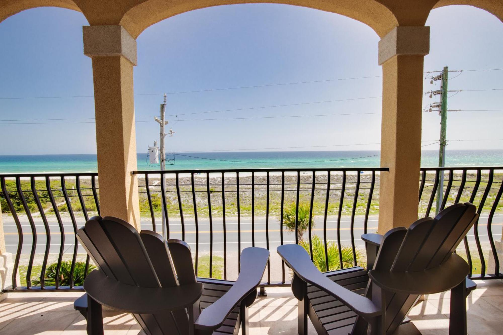 2 Gulf View Balconies! 3 Story Townhome With 4 Bedrooms, 4 Bathrooms! Sleeps12 Panama City Beach Zewnętrze zdjęcie